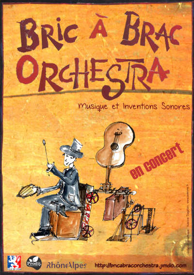 Affiche Bric à Brac Orchestra - Aux Puces Superphoniques