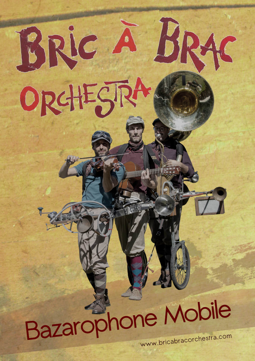 Affiche Bric à Brac Orchestra - Aux Puces Superphoniques